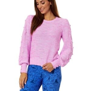 Lilly Pulitzer Vibrant Pink Crew Neck Sweater